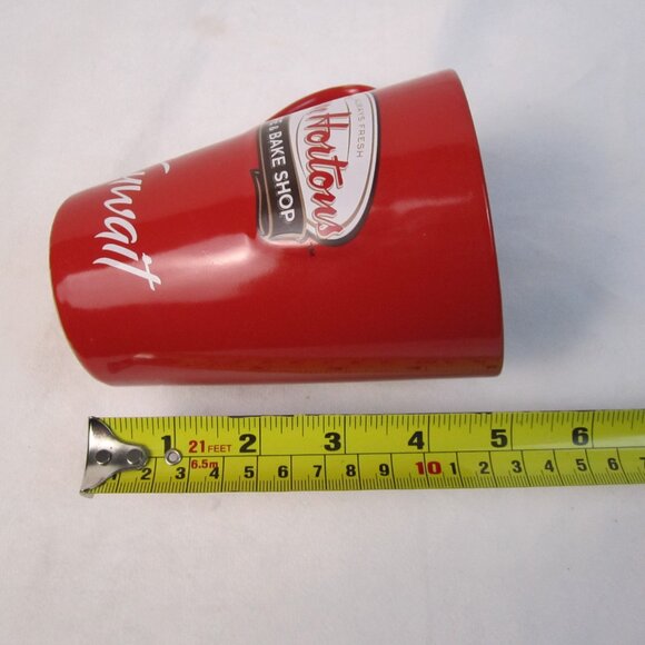 Tim Hortons Cafe & Bake Shop KUWAIT Coffee Mug Red Every Cup Tells a Story -Used - Picture 10 of 10